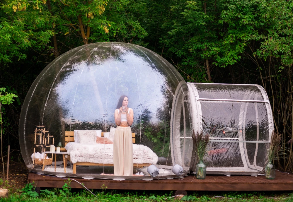 pop-up bubble tent